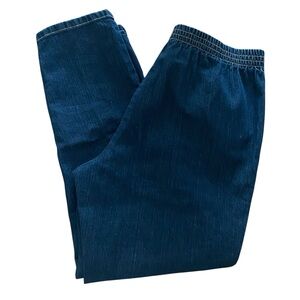 Laura Scott Petite Elastic Waist Pants